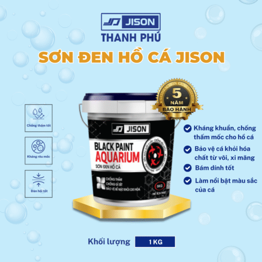 sơn đen hồ cá jison an toàn