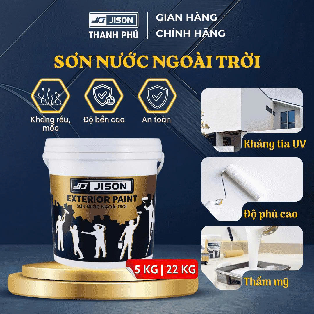 Sơn ngoại thất luxury Jison