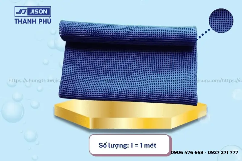lưới sàn jison hỗ trợ quy trình chống thấm sàn lộ thiên